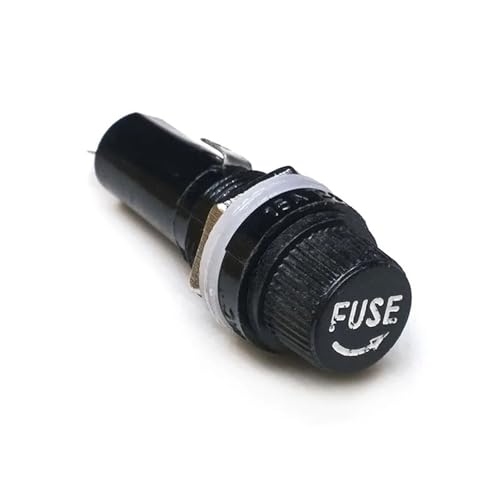 6 * 30mm Glas Sicherungshalter Versicherung Rohr Sockel Sicherungshalter 5 Stücke(200mA) von NZTZEEBZ