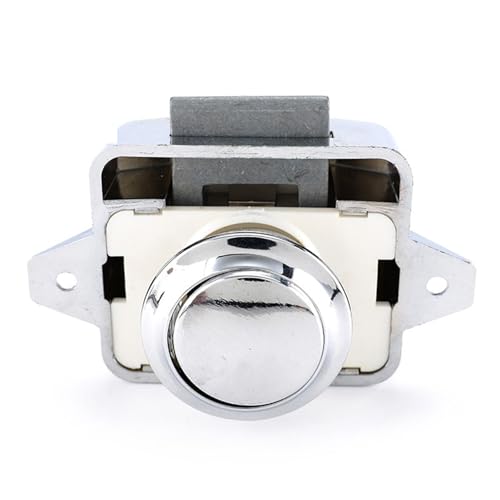 Camper Auto Push Lock Durchmesser 26mm Schrank Schublade Latch Schlösser 1 stücke(Chrome) von NZTZEEBZ