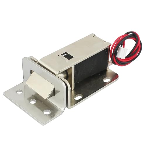DC12V24V Elektromagnetisches Schloss Verdicktes Elektroschloss Türschloss Zugangskontrolle Elektroschloss Widerstand bis 150KG Zugkraft 1St(DC12V) von NZTZEEBZ