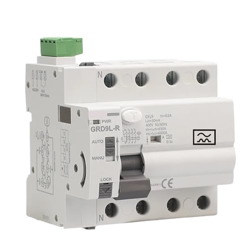 GRD9L-R Auto Recloser Mit Einem Typ RCCB RCD ELCB 40A 63A 30mA 100mA 300mA Sicherheitsschalter AC220V 1St(A Type-2P-40A-100mA) von NZTZEEBZ