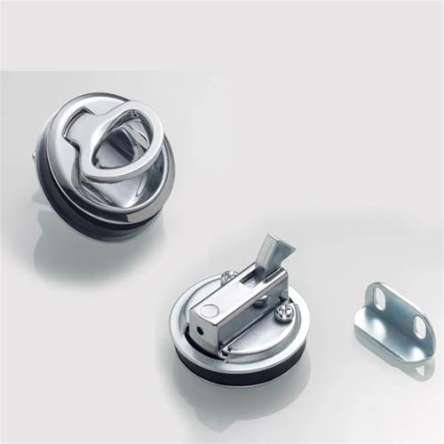 Griff Schrankschloss for LKW-Kofferraum Motorrad-Box Spind Yacht Schrank Auto-Styling-Hardware MS475 H 1St(Zinc alloy with key) von NZTZEEBZ