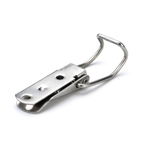 J115B Weichstahl Schrank Boxen Hasp Lock 74 * 20 Gefederte Verriegelung Fangen Toggle Schlösser 1 stücke von NZTZEEBZ
