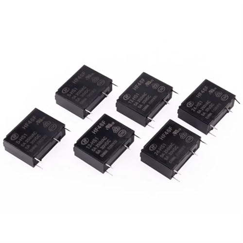 Leistungsrelais HF46F-005-HS1 HF46F-012-HS1 HF46F-024-HS1 5A 250V 4PIN 5V 12V 24V DC 5St(HF46F-024-HS1) von NZTZEEBZ