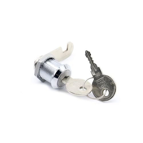 Nockenzylinderschlösser Türschrank Briefkasten Vorhängeschloss Schubladenschrank Kastenschloss Mit Eisenschlüssel for Möbelbeschläge 103 1St(16mm Different Key) von NZTZEEBZ