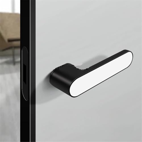 Ökologisches Türschloss for den Innenbereich, magnetische Absaugung, leises, minimalistisches Türschloss, Schlafzimmertürschloss, moderner, einfacher Griff, 1 Stück(Keyless-4) von NZTZEEBZ