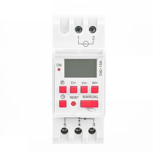 THC-30A 20A 16A Elektrische Digital Timer Schalter Programmierbare AC DC 12V 24V 110V 220V 240V elektronische Timer 1Pcs(THC-30A-ACDC24V) von NZTZEEBZ