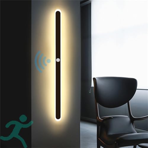 NZVCQVPU Bewegungssensor moderne Wandleuchte schwarze Acryl -Innenwandlampe für Wohnzimmer Badezimmer Schlafzimmer lange minimalistische Wandleuchte mit warmem Licht 120 cm NZVCQVPU Bewegungssensor moderne Wandleuchte schwarze Acryl -Innenwandlampe für Wohnzimmer Badezimmer Schlafzimmer lange minimalistische Wandleuchte mit warmem Licht 120 cm von NZVCQVPU