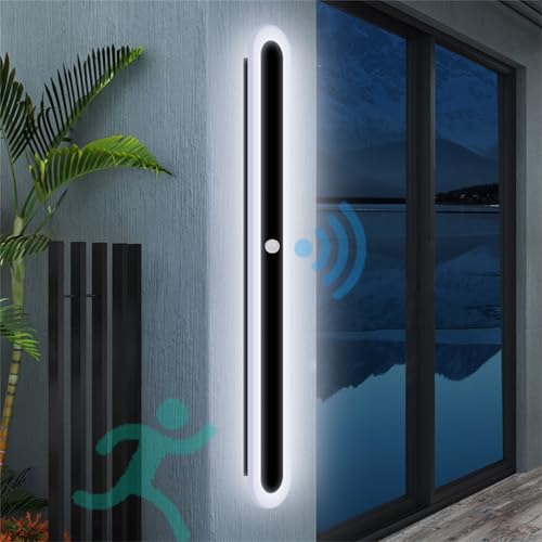 NZVCQVPU Bewegungssensor moderne Wandleuchte schwarze Acryl -Innenwandlampe für Wohnzimmer Badezimmer Schlafzimmer lange minimalistische Wandleuchte mit warmem Licht 120 cm NZVCQVPU Bewegungssensor moderne Wandleuchte schwarze Acryl -Innenwandlampe für Wohnzimmer Badezimmer Schlafzimmer lange minimalistische Wandleuchte mit warmem Licht 120 cm von NZVCQVPU