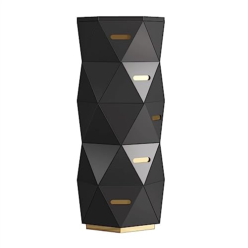 NZVCQVPU Luxury White Chest of Drawers - 5-Drawer Wooden Storage Cabinet for Bedroom & Living Room Stylish Decorative Multi-Drawer nizer for Home Storage Solutions von NZVCQVPU