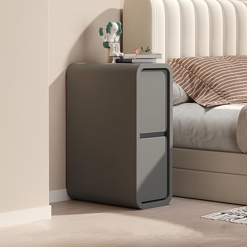 NZVCQVPU Modern Minimalist Solid Wood Bedside Table - Narrow Nightstand with Storage Drawers Wooden Chest of Drawers Mini Storage Cabinet for Bedroom Stylish Drawer Nightstand NZVCQVPU Modern Minimalist Solid Wood Bedside Table - Narrow Nightstand with Storage Drawers Wooden Chest of Drawers Mini Storage Cabinet for Bedroom Stylish Drawer Nightstand von NZVCQVPU