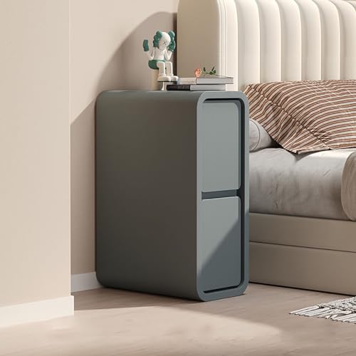 NZVCQVPU Modern Minimalist Solid Wood Bedside Table - Narrow Nightstand with Storage Drawers Wooden Chest of Drawers Mini Storage Cabinet for Bedroom Stylish Drawer Nightstand NZVCQVPU Modern Minimalist Solid Wood Bedside Table - Narrow Nightstand with Storage Drawers Wooden Chest of Drawers Mini Storage Cabinet for Bedroom Stylish Drawer Nightstand von NZVCQVPU