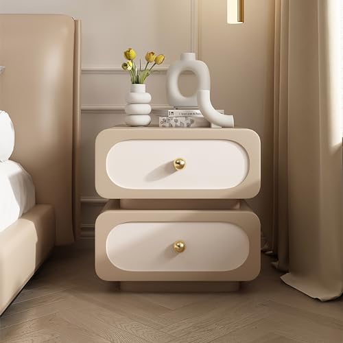 NZVCQVPU Modern Minimalist White Wooden Bedside Table with Storage Drawers Solid Wood Nightstand Stylish Bedroom Chest Versatile Side Table Compact Storage Cabinet for Bedroom NZVCQVPU Modern Minimalist White Wooden Bedside Table with Storage Drawers Solid Wood Nightstand Stylish Bedroom Chest Versatile Side Table Compact Storage Cabinet for Bedroom von NZVCQVPU