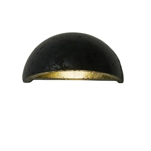 NZVCQVPU Moderne Marmorwandleuchte für Schlafzimmer Küche Eingangsbereich Naturstein Wandleuchte mit halbmond Design Mid Century Flurlampe für Nachttisch Foyer Veranda von NZVCQVPU