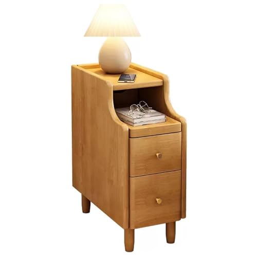 NZVCQVPU Narrow Bedside Cabinet with Drawers Tall Slim Nightstand Wooden Side Table for Bedroom 2 Colors 25cm - Perfect Space-Saving End Table Set of 2 NZVCQVPU Narrow Bedside Cabinet with Drawers Tall Slim Nightstand Wooden Side Table for Bedroom 2 Colors 25cm - Perfect Space-Saving End Table Set of 2 von NZVCQVPU