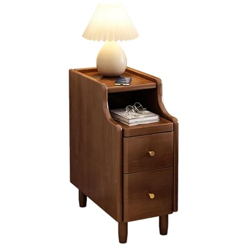 NZVCQVPU Slim Narrow Bedside Table Set - 30cm Modern Nightstand with Drawers for Small Spaces - Stylish Black & White End Table for Bedroom - 2pcs Compact Design NZVCQVPU Slim Narrow Bedside Table Set - 30cm Modern Nightstand with Drawers for Small Spaces - Stylish Black & White End Table for Bedroom - 2pcs Compact Design von NZVCQVPU