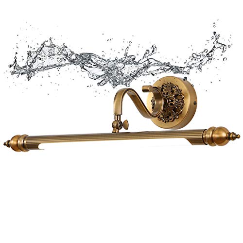 NZVCQVPU Vintage Badezimmerspiegellichter 10W neutral weiß 4000k wasserdichtes Wandlampe für Overhead Spiegelschrank 61,5 cm von NZVCQVPU