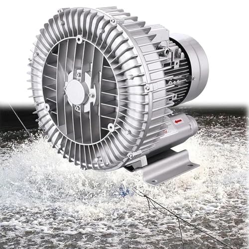 50 Hz 110/220 V Einphasen-Radialventilator-Gasringturbine, Regeneratives Gebläse, Effiziente Abwasserbelüftung for Aquarien, Luftfahrtaluminium(1500W/2.01HP) von NZVZGKTNTW