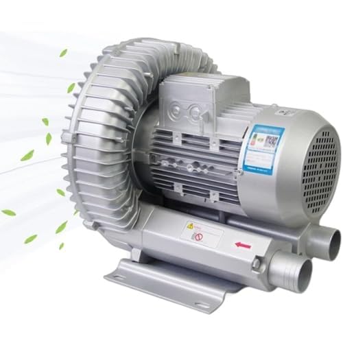 50 Hz 220 V Einphasiges Regeneratives Gebläse, Hocheffizientes Hochdruck-Wirbelringgebläse for Die Abwasserbelüftung Und Fischteiche, Ideal for Den Einsatz Im Aquarium(1100W/1.48HP) von NZVZGKTNTW