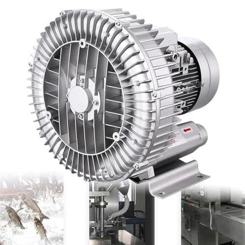 Industrielles Regeneratives Gebläse, 120–2200 W Hochdruck-Wirbelring for Vakuumpumpe for Industriellen Luftblasen, Vakuumsysteme, Belüftungsersatz(120W/0.16HP) von NZVZGKTNTW