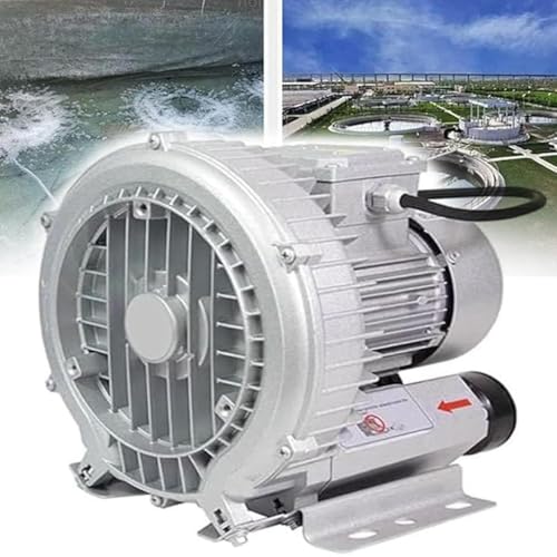 Industrielles Regeneratives Gebläse, 120 W – 1500 Hochdruck-Wirbelringgebläse, Einphasig, Industrielle Vakuumpumpe for Die Abwasserbelüftung Von Aquarien Und Fischteichen(1100W/1.48HP) von NZVZGKTNTW