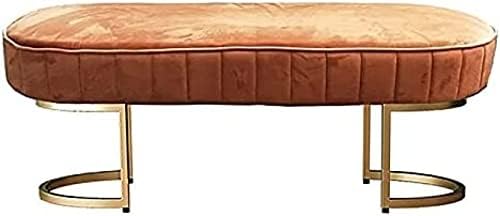 NZVZGKTNTW Luxuriöse Schuhbank for Den Eingangsbereich, Bank for Das Schlafzimmer-Ende des Bettes Und Sofahocker Mit Fußstütze for Das Wohnzimmer Mit Goldenem Sockel,(Orange,60x40x32cm(24x16x13inch)) NZVZGKTNTW Luxuriöse Schuhbank for Den Eingangsbereich, Bank for Das Schlafzimmer-Ende des Bettes Und Sofahocker Mit Fußstütze for Das Wohnzimmer Mit Goldenem Sockel,(Orange,60x40x32cm(24x16x13inch)) von NZVZGKTNTW