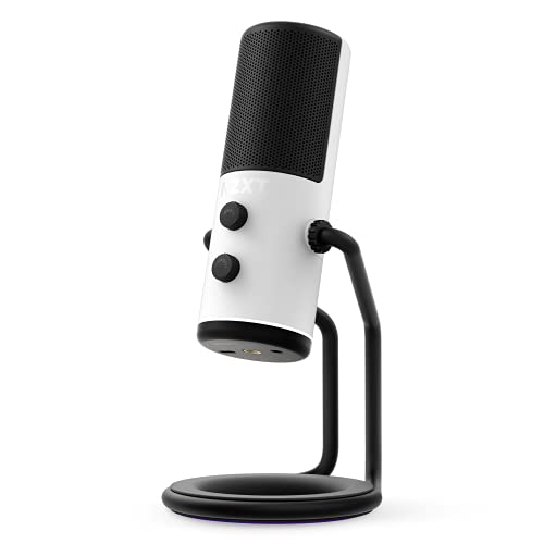 NZXT Capsule – AP-WUMIC-W1 – USB Streaming Mikrofon – Hohe Audioqualität – Unidirektionale Nierencharakteristik – Hochauflösende Sprachaufnahme - Plug & Play – Weiß NZXT Capsule – AP-WUMIC-W1 – USB Streaming Mikrofon – Hohe Audioqualität – Unidirektionale Nierencharakteristik – Hochauflösende Sprachaufnahme - Plug & Play – Weiß von NZXT