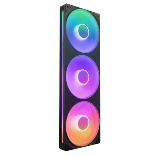NZXT F360 RGB Core - 360 mm Einzelrahmen-Lüftereinheit mit 3 x 120 mm RGB-Lüftern - Drehzahl- und Beleuchtungssteuerung - Hoher statischer Druck und Luftstrom - 8 aRGB-LEDs pro Lüfter - Schwarz NZXT F360 RGB Core - 360 mm Einzelrahmen-Lüftereinheit mit 3 x 120 mm RGB-Lüftern - Drehzahl- und Beleuchtungssteuerung - Hoher statischer Druck und Luftstrom - 8 aRGB-LEDs pro Lüfter - Schwarz von NZXT