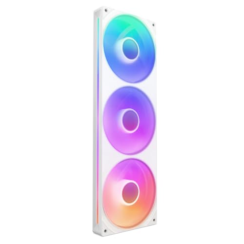 NZXT F360 RGB Core - 360 mm Einzelrahmen-Lüftereinheit mit 3 x 120 mm RGB-Lüftern - Drehzahl- und Beleuchtungssteuerung - Hoher statischer Druck und Luftstrom - 8 aRGB-LEDs pro Lüfter - Weiß NZXT F360 RGB Core - 360 mm Einzelrahmen-Lüftereinheit mit 3 x 120 mm RGB-Lüftern - Drehzahl- und Beleuchtungssteuerung - Hoher statischer Druck und Luftstrom - 8 aRGB-LEDs pro Lüfter - Weiß von NZXT