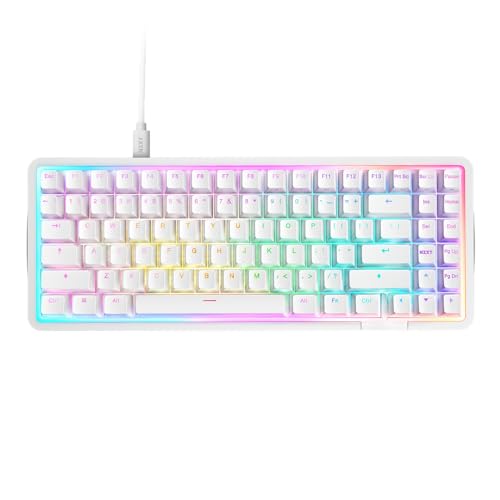 Magnetische RGB-Gaming-Tastatur NZXT Function Elite MiniTKL – anpassbare Betätigung, Doppelschienen-Halleffekt-Schalter, Rapid Trigger, 8K-Abfrage – verbessertes Tippgeräusch und -gefühl – UK – Weiß Magnetische RGB-Gaming-Tastatur NZXT Function Elite MiniTKL – anpassbare Betätigung, Doppelschienen-Halleffekt-Schalter, Rapid Trigger, 8K-Abfrage – verbessertes Tippgeräusch und -gefühl – UK – Weiß von NZXT
