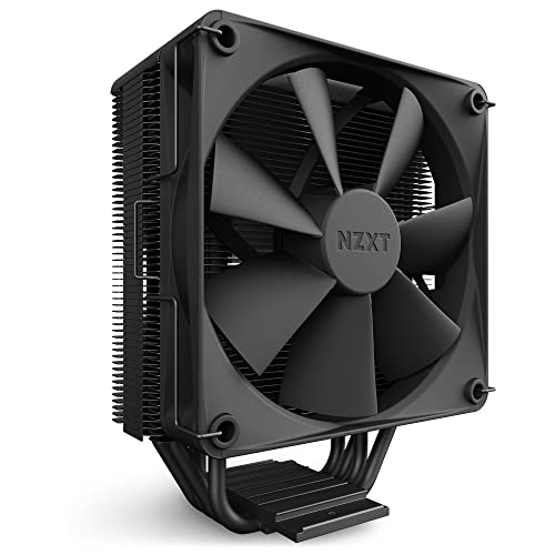 NZXT T120 CPU-Luftkühler – RC-TR120-B1 – CPU-Flüssigkeitskühler – leitfähige Kupferrohre – flüssigkeitsdynamische Lager – AMD- und Intel-Kompatibilität – Schwarz NZXT T120 CPU-Luftkühler – RC-TR120-B1 – CPU-Flüssigkeitskühler – leitfähige Kupferrohre – flüssigkeitsdynamische Lager – AMD- und Intel-Kompatibilität – Schwarz von NZXT