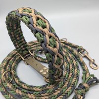 Hundehalsband Aus Paracord // "Hunter" Mit Biothane-Verschluss Verstellbar Größe Wählbar in Den Farben Grün, Grau Und Braun Hundehalsband Aus Paracord // "Hunter" Mit Biothane-Verschluss Verstellbar Größe Wählbar in Den Farben Grün, Grau Und Braun von NaDaLuLeinenzeug