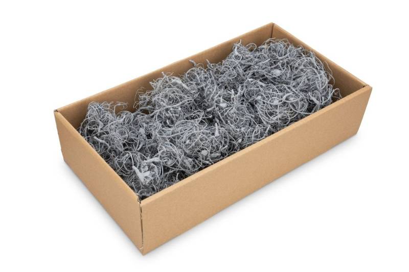 NaDeco Bastelnaturmaterial Curly Moos in Grau, verpackt mit 500g Moos zum Basteln von NaDeco