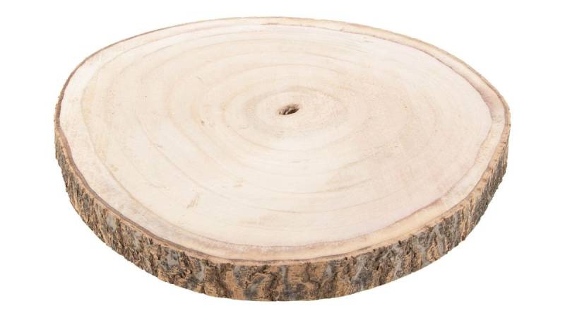 NaDeco Bastelnaturmaterial Paulownia Holzscheibe, Durchmesser ca. 40cm NaDeco Bastelnaturmaterial Paulownia Holzscheibe, Durchmesser ca. 40cm von NaDeco