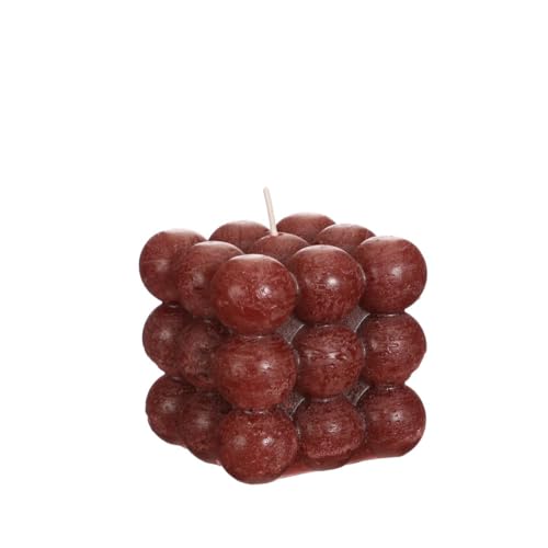 NaDeco Bubble Kerze 8x8x8 cm, geruchlos, in vielen Farben wählbar | Wachs Kerzen | Deko Kerze | 3D Kerze | Wachskerze | Dekorative Kerzen | 3D Kerze, Farbe:Rot NaDeco Bubble Kerze 8x8x8 cm, geruchlos, in vielen Farben wählbar | Wachs Kerzen | Deko Kerze | 3D Kerze | Wachskerze | Dekorative Kerzen | 3D Kerze, Farbe:Rot von NaDeco