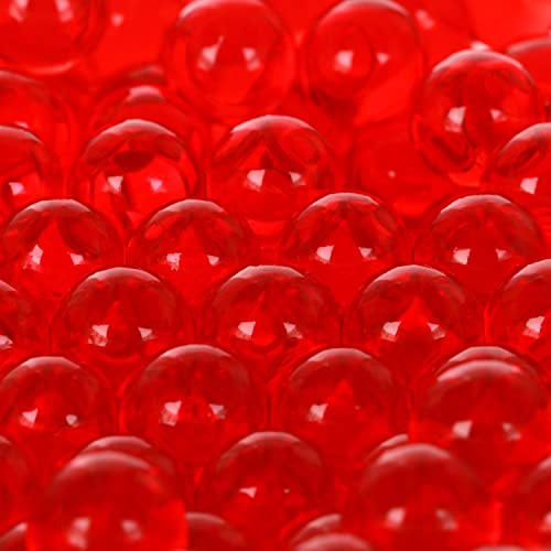 NaDeco Deko Wasserperlen in vielen Farben wählbar, Ø 10-12mm, Beutel mit ca. 35g, für 4 Liter Wasser | Wasserperlen für Pflanzen | Wasserperlen durchsichtig, Farbe:Rot von NaDeco
