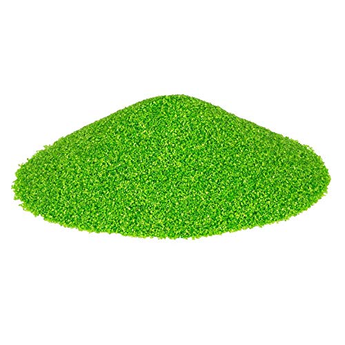NaDeco Dekosand Brilliant sgrün 0.1-0.5mm 1kg grüner Farbsand Zierkies grün Dekokies in grün grüner Quarzsand Streusand Farbiger Deko Sand von NaDeco