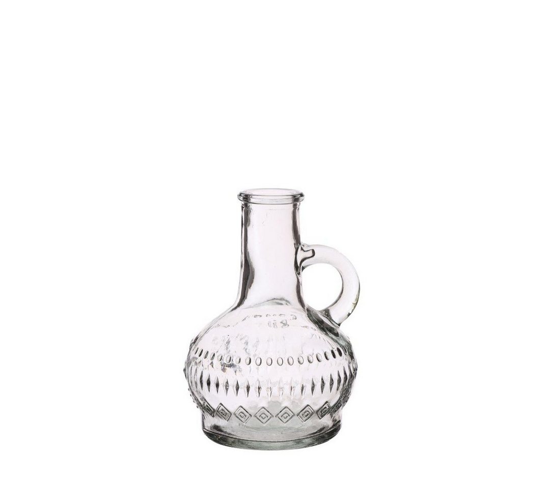NaDeco Dekovase Glasflasche Lille" in Glasklar, Höhe 10cm, Durchmesser 7 cm" von NaDeco