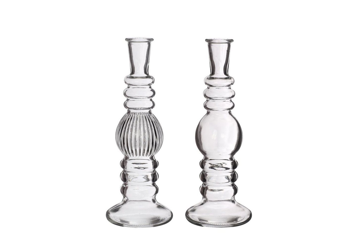 NaDeco Dekovase Glasvase "Florence" in Glasklar, 2er Set, Größe h.23 Ø8.5 cm NaDeco Dekovase Glasvase "Florence" in Glasklar, 2er Set, Größe h.23 Ø8.5 cm von NaDeco