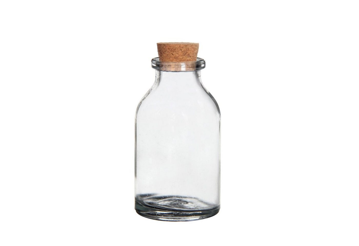 NaDeco Dekovase Mini Glasflaschen mit Korken 20ml 105 Stück 6x3cm Deko Glasflaschen von NaDeco