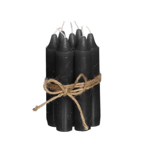 NaDeco Dinner-Kerzen, Höhe 11cm, 7 Stück, 13 Farben zur Auswahl | Spitzkerze | Pencil Candle | Stabkerze | Durchgefärbte Stabkerzen | Taper Candle | Vintage Kerzen, Farbe:Schwarz NaDeco Dinner-Kerzen, Höhe 11cm, 7 Stück, 13 Farben zur Auswahl | Spitzkerze | Pencil Candle | Stabkerze | Durchgefärbte Stabkerzen | Taper Candle | Vintage Kerzen, Farbe:Schwarz von NaDeco