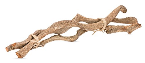 NaDeco Drachen Liane Natur 3 STK 60cm 2-3cm | Drachen Rattan | Terrarium Dekoration | Vollieren Dekoration | Sitzstange | Curly Vine | Dekoliane | Cipo Liane | Luftwurzel | Lianen Deko | Dekowurzel von NaDeco