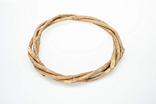 NaDeco Lianen-Ring, gedreht, in vielen Größen erhältlich, 25 | 30 | 35 und 45cm Liannen Kranz Naturkranz aus Zweigen Dekokranz Türkranz Basiskranz DIY Kranz Holzkranz, Größe:Ø 25 cm von NaDeco