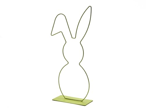 NaDeco Metallring Hase mit Fuß, in vielen Farben und Größen wählbar | Hasen Deko | Tischdeko Ostern | Dekoring | Osterdeko | Bastelring | Frühlings-Dekoration, Farbe:Apfelgrün, Größe:Knickohr 50cm NaDeco Metallring Hase mit Fuß, in vielen Farben und Größen wählbar | Hasen Deko | Tischdeko Ostern | Dekoring | Osterdeko | Bastelring | Frühlings-Dekoration, Farbe:Apfelgrün, Größe:Knickohr 50cm von NaDeco