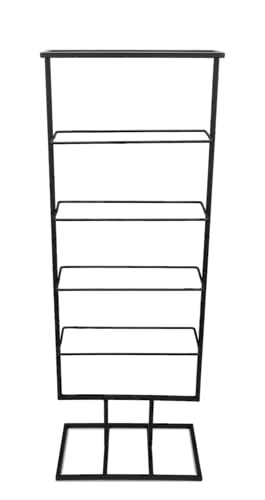 NaDeco Metallständer Blumen Rack ca. 100x35cm Deko Blumenständer Dekoständer Bodenständer Blumen Ständer Pflanzen Ständer Floristen Ständer Metallständer mit Fuß von NaDeco