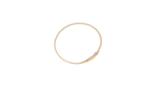 NaDeco Rattan-Ring, wählbar in den Größen 25-50 cm | Loop-Ring | Loop-Ring aus Rattan | Blumenring | Holzring | Ring für Traumfänger | Makramee-Ring | Dekoring zum Basteln | Naturdeko, Größe:Ø 25 cm von NaDeco