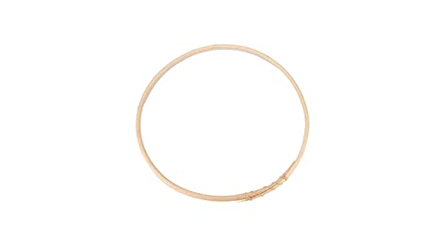 NaDeco Rattan-Ring, wählbar in den Größen 25-50 cm | Loop-Ring | Loop-Ring aus Rattan | Blumenring | Holzring | Ring für Traumfänger | Makramee-Ring | Dekoring zum Basteln | Naturdeko, Größe:Ø 35 cm von NaDeco