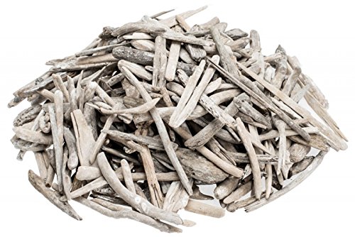 NaDeco Treibholz in Weiß, Größe ca. 2,5 bis 7,5cm, Gewicht ca. 500g | Drift Wood | Dekoholz | Driftwood | Schwemmholz | Wood | Maritime Dekoration | Bastelholz | Natürliche Dekoration von NaDeco