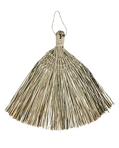 NaDeco Wand-Deko aus Seegras, Größe ca. 50cm Deko-Wedel Grasbündel zum Aufhängen Natürliche Wanddeko Boho-Style Boho-Deko Beachbar-Deko Beachclub-Deko Strandbar-Deko Palmenwedel BOHOHOME von NaDeco