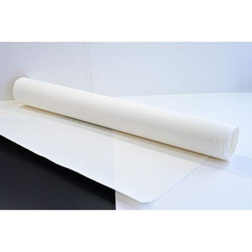 [10 Pcs] Korean Traditional Mulberry Paper HanJi Handmade Plain Natural White Double Layer 28.3 x 55.9 by NaRaOn HanJi von NaRaOn HanJi