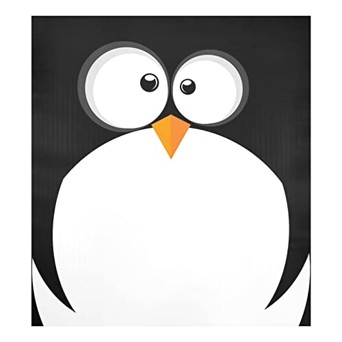 Naanle Geschirrspüler-Magnetabdeckung, lustige Pinguin-Vorderseite, Geschirrspüler-Abdeckung, magnetisch, für Zuhause, Schrank, Aufkleber, Kühlschrank, dekorative Magnetabdeckung, 58,4 x 66 cm von Naanle